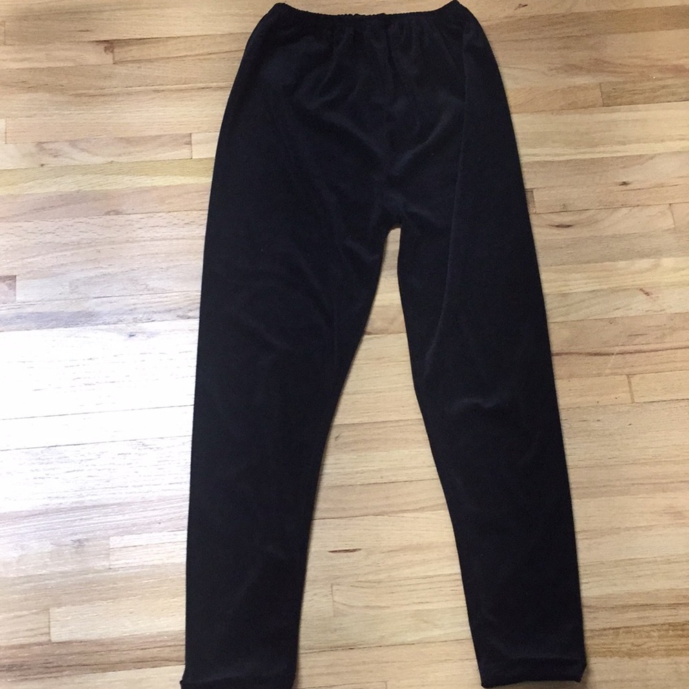 Black Velvet Pants
